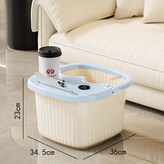 奶油藍,礎【矮款-無蓋】一體按摩珠盤/4角防滑墊 × 1個