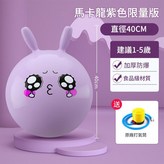 40cm馬卡龍紫色 送充氣泵 加厚防爆 適合1歲 × 1個