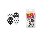 17.도트펄블랙화이트전체(4pcs)