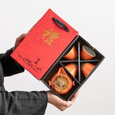 燙金紅盒如意壺套裝:如圖所示66 × 1個