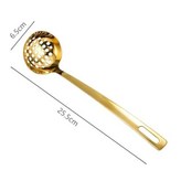 6)25.5x6.5 Leaky spoon