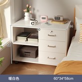 暖白色 三抽兩格 60 x 34 x 58cm × 1件