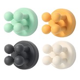 민트+옐로우+화이트+블랙