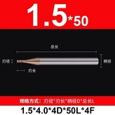 1.5*4.0*4D*50L*4F 共5 × 1個