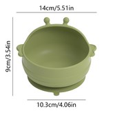 輔食碗【橄欖綠】:如圖 × 1個
