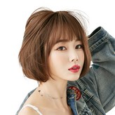 커피브라운 - 통가발+거치대+가발망 × 1개