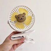 小熊夾扇黃色扇葉 × 1個