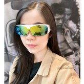 643白框彩銀面,單購-643可掀式偏光太陽眼鏡 × 1個