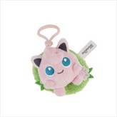 8CM胖丁款花花草地毛絨掛件,正版皮卡丘公仔 × 1個