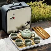 哥窯仿古壺和順杯白盤:如圖 × 1個