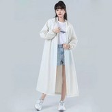 【椰奶白-成人束口款】加厚EVA雨衣 × 1個