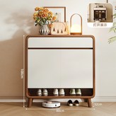 素錦檀木風 80*32*108cm 實木生態板:拆調層板  承重力強 × 1個