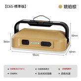 琥珀棕 四光源 - 4000毫安 無太陽能充電 × 1個