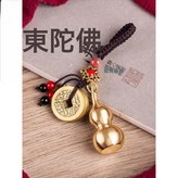 歪头铜葫芦（底开）--五帝钱款:無規格 × 1個