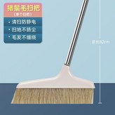 加厚豬鬃, 米白色, 單掃把 × 1個