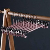 프리미엄 논슬립 집게바지걸이1개(파스텔그린)