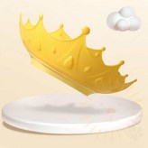 [정품_1-왕관샴푸캡-옐로우^]