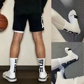 長筒NE精英【36-45】專業籃球襪J Y【2雙裝】2雙白 × 1個