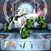 八輪特技機械狗【科技灰+手柄遙控】 × 1個