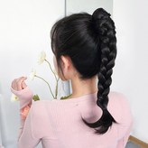 땋은머리가발집게핀 웜블랙 × 1개