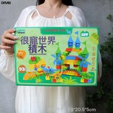 93片恐龍世界積木【小禮盒】:如圖 × 1個