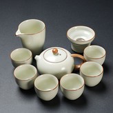 10頭汝窯黃-茶具套裝（西施款）:如圖 × 1個