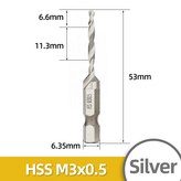 Silver M3x0.5 × 1개