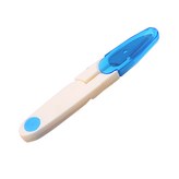 帶蓋 U型線頭小剪刀 (藍) × 1個