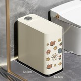 多彩涂鴉王國按鍵開關垃圾桶 × 1個