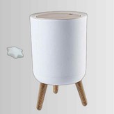 이든 다리가 있는 원형 푸쉬휴지통7L