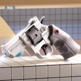 灰白聯動連發左輪水槍 × 1套