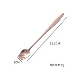 로즈골드 15cm 로즈 스푼 × 1개