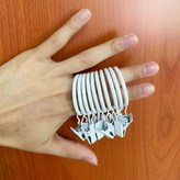 不打開 十隻白色 3.5釐米 × 1個