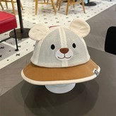咖色（小熊包邊）漁夫網帽2-4歲/帽圍48-52cm × 1個