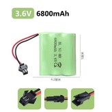 【SM插頭】,3.6V【6800毫安】送充電線 × 1個