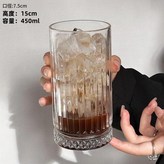 高款條紋杯450ml × 1個