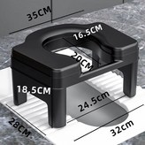 로우 스타일 블랙 18cm 높이 × 1개