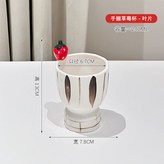 手捏紋草莓杯（葉片） × 1個