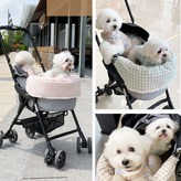 강아지 유모차 가드 개모차 옐로우 개모차 애견 봄 사계절 애견 용품