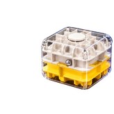 白橙二階 3D迷宮魔方指尖陀螺滾珠 三合一 專注力 彩盒裝 × 1個