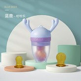 藍紫色【奈米銀．抗菌咬袋】開窗盒 × 1個