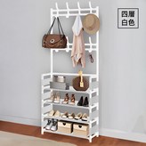 4層白色 簡易鞋櫃 寬60深26cm × 1個
