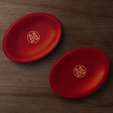 亞光雙喜香皂碟2個 × 1套