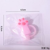 1cm口徑-粉色貓爪吸管帽 × 1個