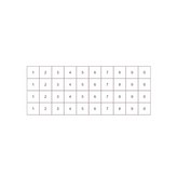 數字-黑色 × 1個