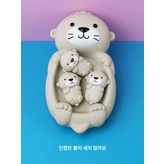 물다람쥐 4개 소형 1개 3개 × 1개
