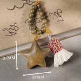 綠檀[星星]-棉線流蘇款 × 1個