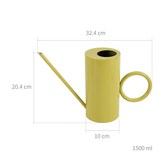 圓圈手柄澆水壺 / 嫩綠色 - 1.5L × 1個