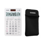 (화이트+파우치포함)카시오 정품 계산기