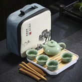 四方包仿古壺哥窯圓杯一壺四杯:如圖所示359 × 1個
